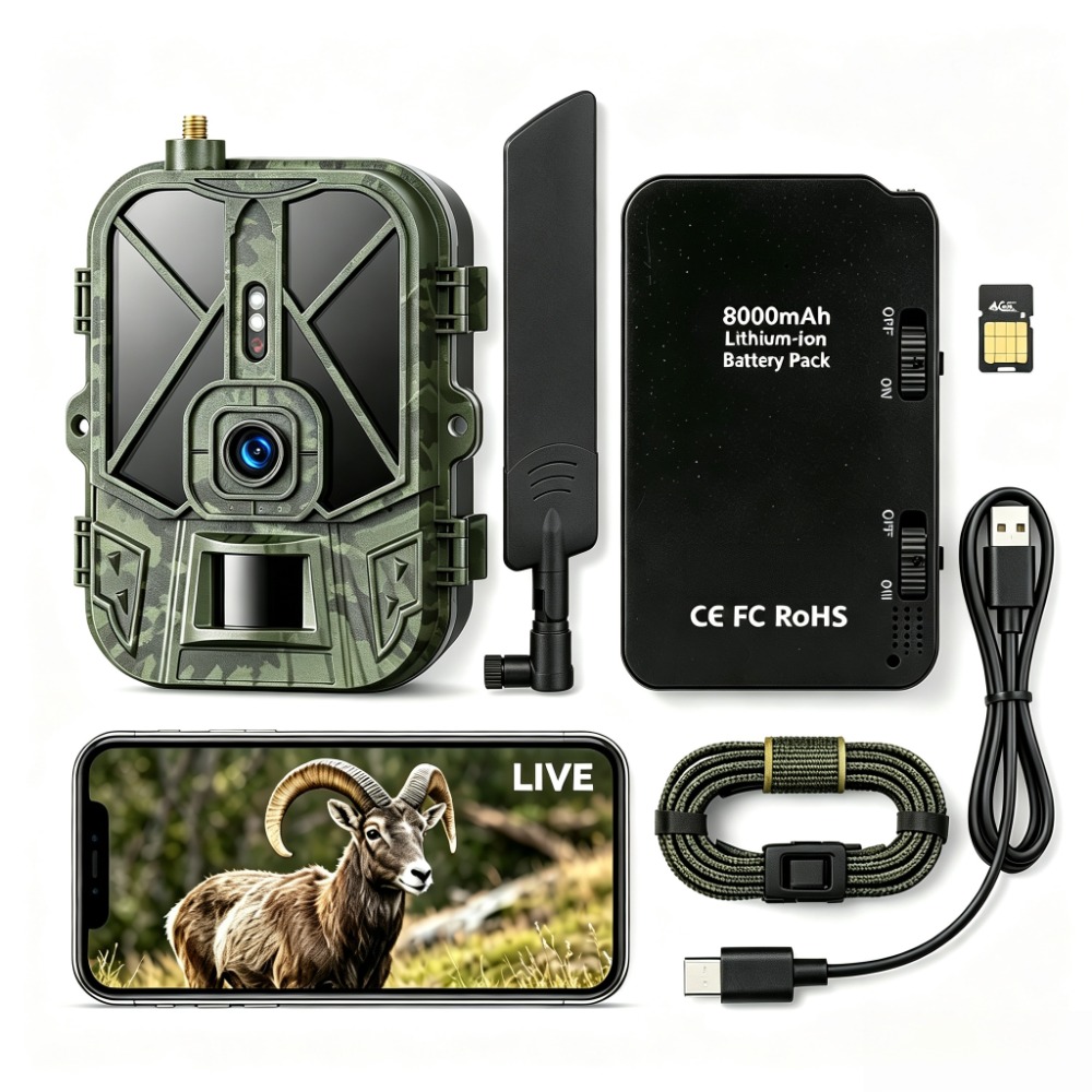 Hunting Outdoor Shows - كاميرا صيد خارجية 4G بدقة 120