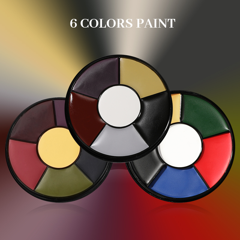 Camo Face Paint - لوحة ألوان زيتية مكونة من 6