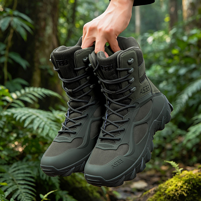 Outdoor Hunting Boots For Men - حذاء تكتيكي للرجال خفيف الوزن للغاية