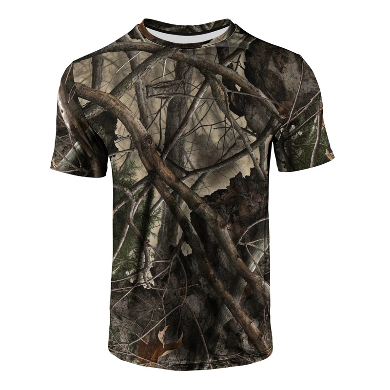 قميص رجالي بطباعة التمويه على  - مراجعة Hunting Outdoor Shop وسعره