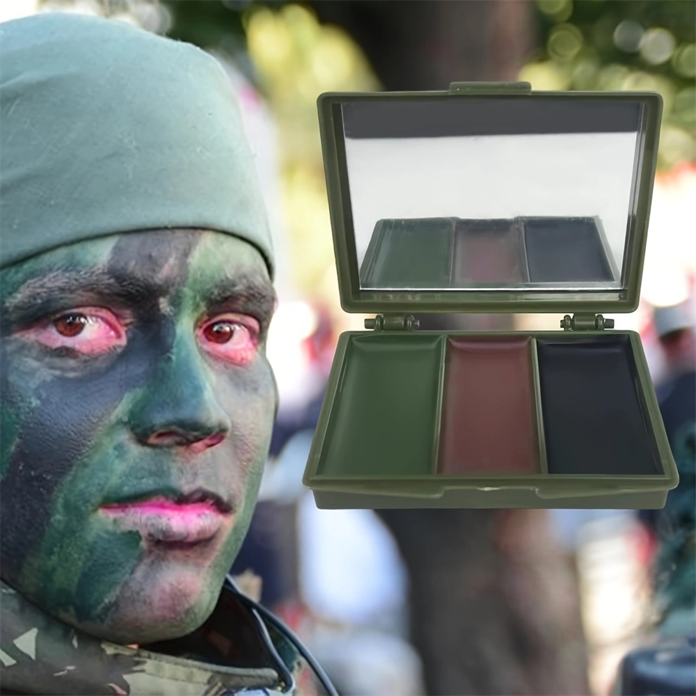 مجموعة طلاء الوجه بثلاثة ألوان - مراجعة Camo Face Paint وسعره