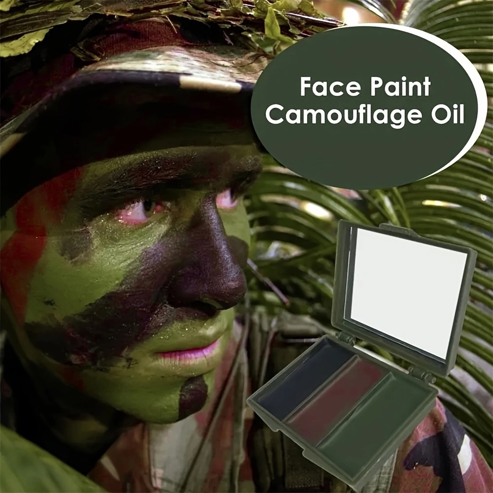 مجموعة طلاء الوجه بثلاثة ألوان - مراجعة Camo Face Paint وسعره