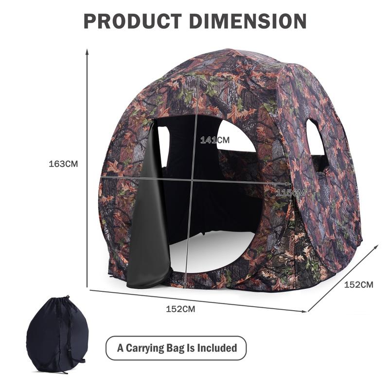 خيمة صيد قابلة للطي لثلاثة أشخ - مراجعة Hunting & Outdoor Supplies Vanderbijlpark Photos وسعره