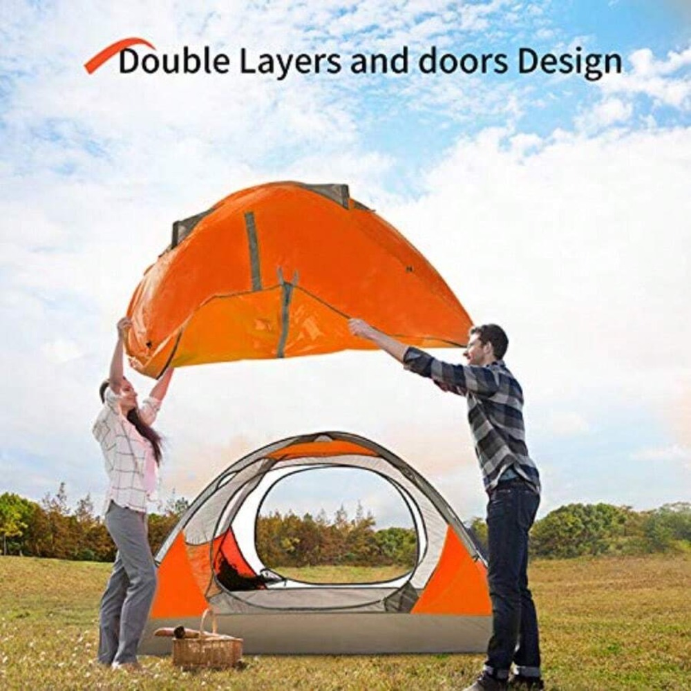 خيمة تخييم لـ 2-4 أشخاص خفيفة  - مراجعة Outdoor Hunting Tent وسعره
