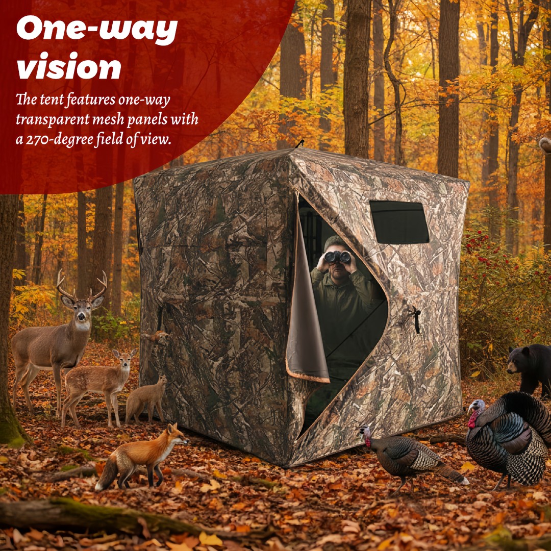 خيمة صيد مموهة سهلة التركيب، م - مراجعة Hunting & Outdoor Supplies Vanderbijlpark Photos وسعره