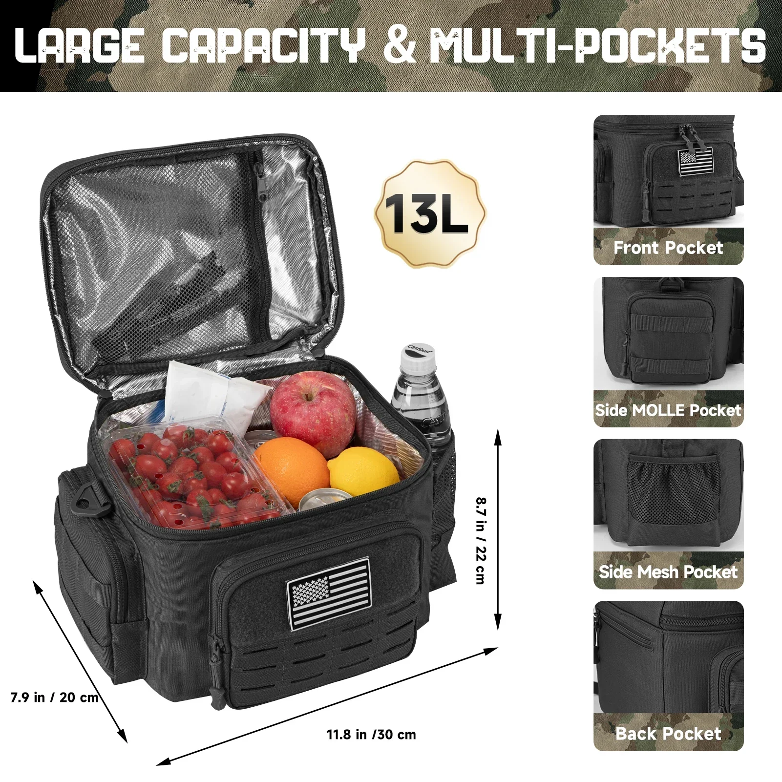 13L التكتيكية حقيبة للحفاظ على - مراجعة Outdoor Hunting Gear Storage وسعره