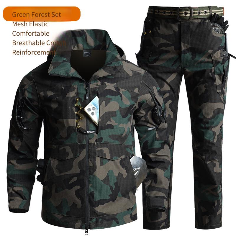 طقم ملابس تكتيكية للرجال بنمط  - مراجعة Hunting Outdoor Jacket وسعره